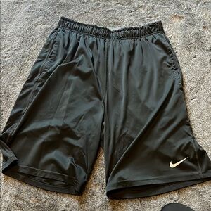 Nike Black Athletic Shorts Lightweight Performance